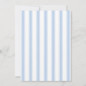 Darling Blue Bows Baby Boy Shower Party Kaart (Achterkant)