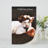 Darling,Cat_ Briefpapier (Staand voorkant)