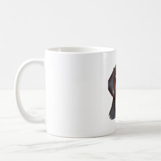 Darling Dachshund Koffiemok (Links)