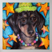 Darling Dachshund Poster (Voorkant)
