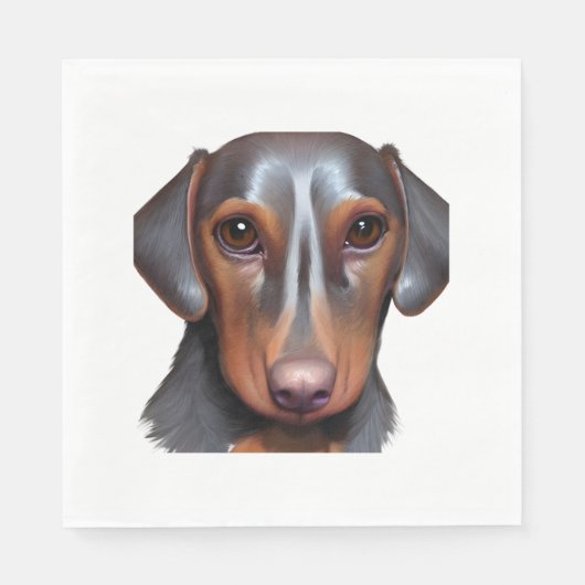 Darling Dachshund Servet (Voorkant)