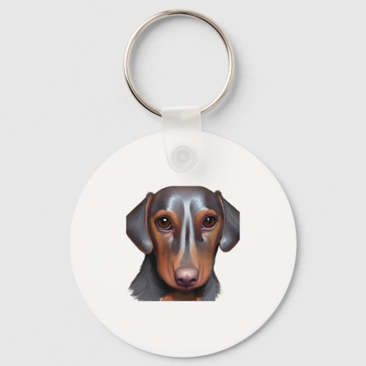 Darling Dachshund Sleutelhanger (Voorkant)