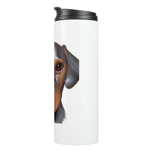 Darling Dachshund Thermosbeker (Geroteerd rechts)