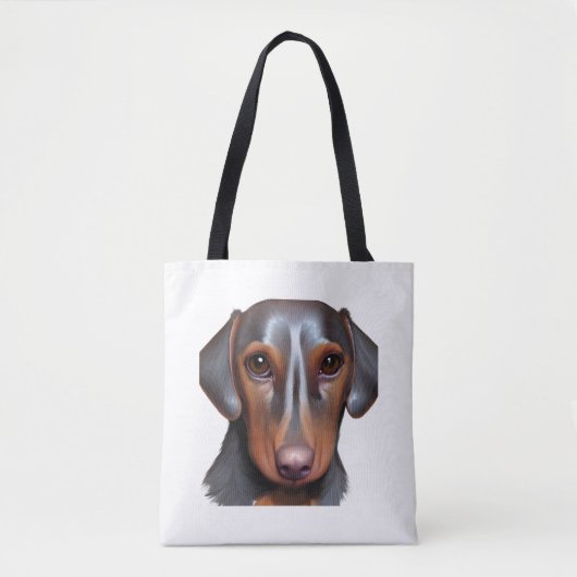 Darling Dachshund Tote Bag (Voorkant)
