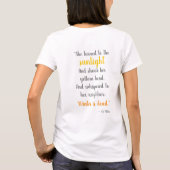 Darling Daffodil - Nieuw saldo T-shirt, wit T-shirt (Achterkant)
