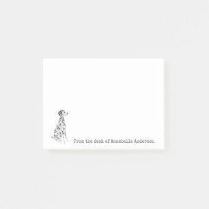 Darling Dalmatian Personaliseert Post-it Notes