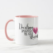 Darling Daughter waar je zo van houdt Mok (Links)