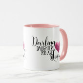 Darling Daughter waar je zo van houdt Mok (Voorkant rechts)