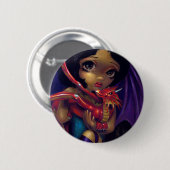 "Darling Dragonling I"-Button Ronde Button 5,7 Cm (Voorkant /achterkant)