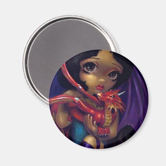 "Darling Dragonling I" magneet (Voorkant / Achterkant)