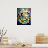 Darling Dragonling IV ART PRINT dragon fairy CUTE (Keuken)
