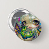 "Darling Dragonling IV"-Button Ronde Button 5,7 Cm (Voorkant /achterkant)