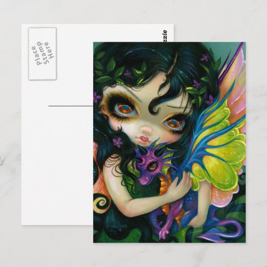 "Darling Dragonling V"-Briefkaart Briefkaart (Voorkant / Achterkant)