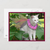 Darling Fairy Cat Briefkaart (Voorkant / Achterkant)