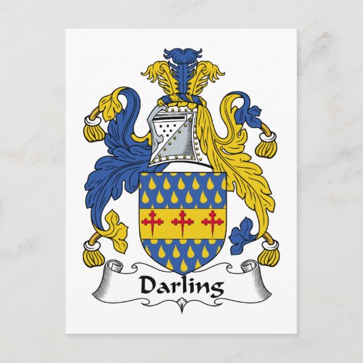 Darling Family Crest Briefkaart (Voorkant)