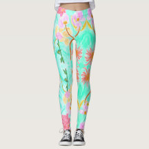 Darling Floral-Leggings door Ariella & Lily-Design