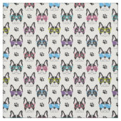 Darling Frenchies met bril Stof (Swatch)