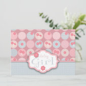 Darling Girl Invitation Kaart (Staand voorkant)