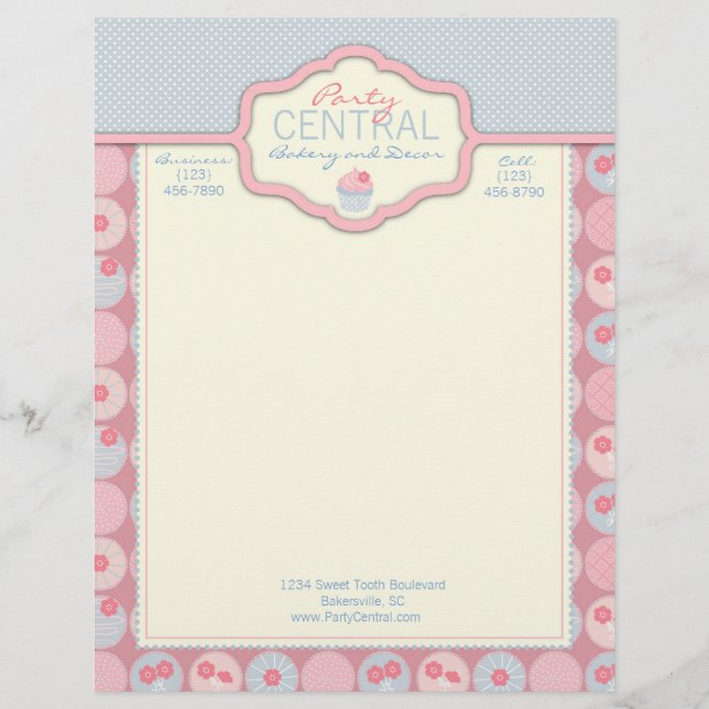 Darling Girl Letterhead Custom Briefhoofd (Voorkant)