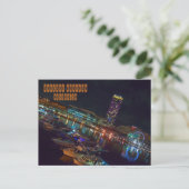 Darling Harbour bij nacht Briefkaart (Staand voorkant)