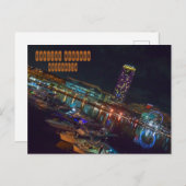 Darling Harbour bij nacht Briefkaart (Voorkant / Achterkant)
