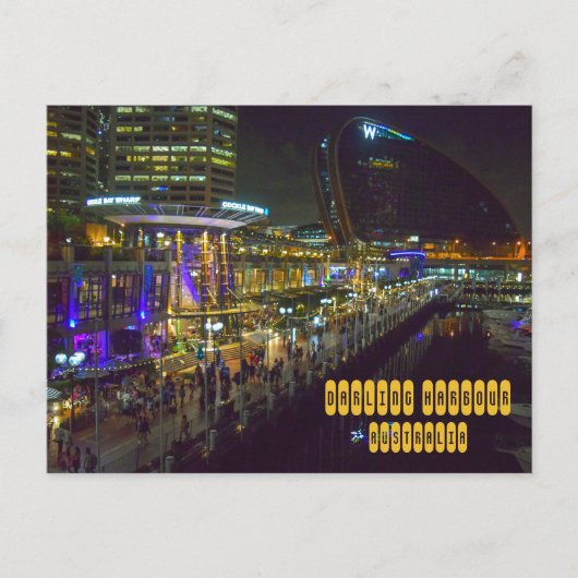 Darling Harbour Briefkaart (Voorkant)