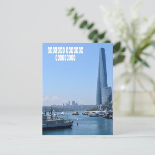 Darling Harbour Briefkaart (Staand voorkant)