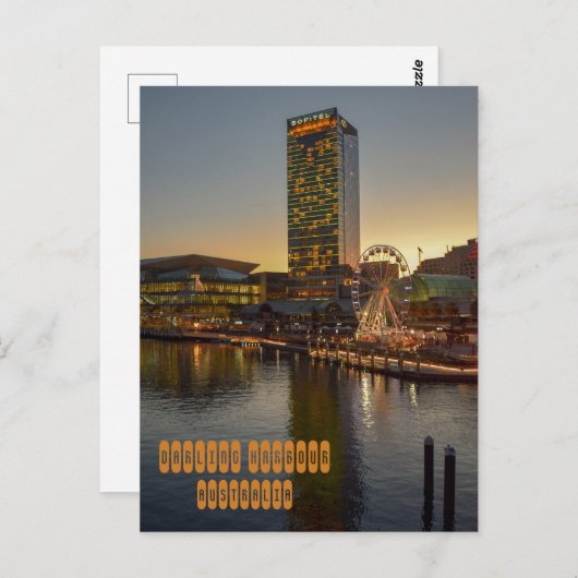 Darling Harbour in Australië Briefkaart (Voorkant / Achterkant)