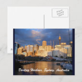 Darling Harbour, Sydney, Australië briefkaart (Voorkant / Achterkant)