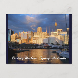 Darling Harbour, Sydney, Australië briefkaart