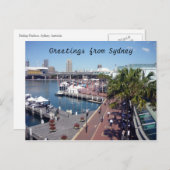 darling harbour sydney briefkaart (Voorkant / Achterkant)