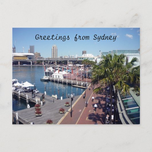 darling harbour sydney briefkaart (Voorkant)
