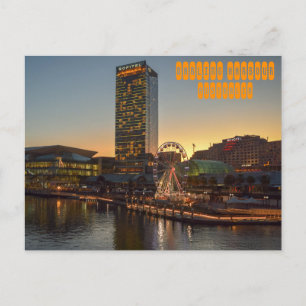Darling Harbour van Sydney Australia Briefkaart