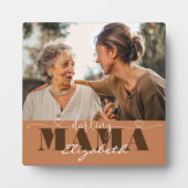 Darling Mama Photo Gift voor mam Fotoplaat (Voorkant)