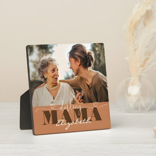 Darling Mama Photo Gift voor mam Fotoplaat