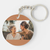 Darling Mama Photo Gift voor mam Sleutelhanger (Achterkant)