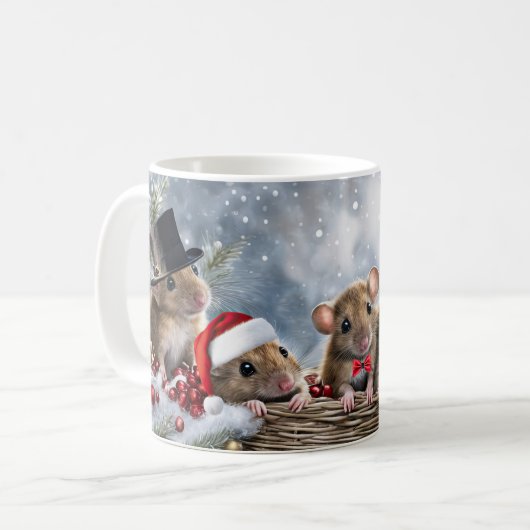 Darling Mice Kerstvakantie Mok (Voorkant links)
