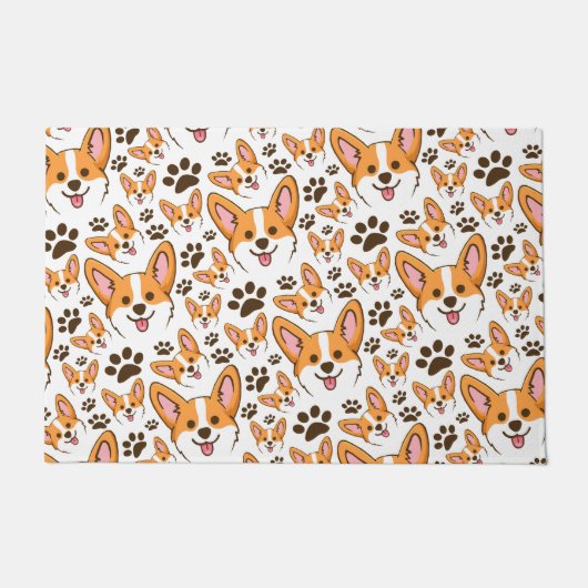 Darling Pembroke Welsh Corgi Pet Puppy Dog Deurmat (Voorkant)
