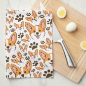 Darling Pembroke Welsh Corgi Pet Puppy Dog Theedoek (Quarter Fold)