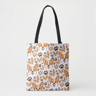 Darling Pembroke Welsh Corgi Pet Puppy Dog Tote Bag