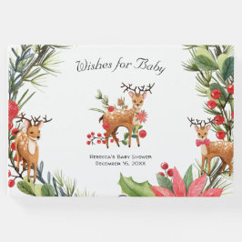 Darling Reindeer | Christmas Forest-Baby shower Gastenboek