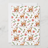 Darling Reindeer | Uitnodiging van de partij Birth (Achterkant)