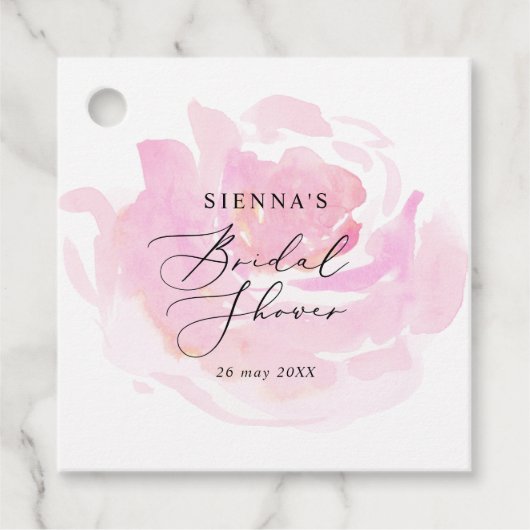 Darling Roos Vrijgezellenfeest Bedankjes Labels (Voorkant)