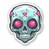 Darling Skull Sticker (Voorkant)