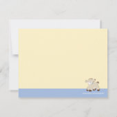 Darling Speelgoed Baby Lamb Note Card Bedankkaart (Achterkant)