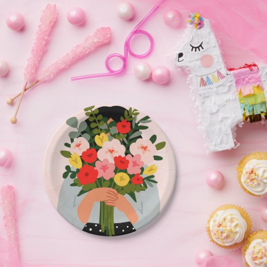 Darling Valentijn II Papieren Bordje (Feest)