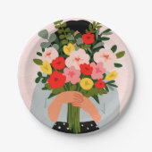 Darling Valentijn II Papieren Bordje (Voorkant)