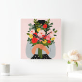 Darling Valentijn II Vierkante Klok (Huis)