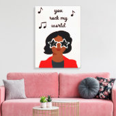 Darling Valentijn III Canvas Afdruk (Insitu (Woonkamer))