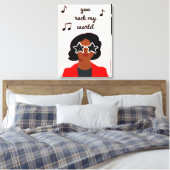 Darling Valentijn III Canvas Afdruk (Insitu (Slaapkamer))